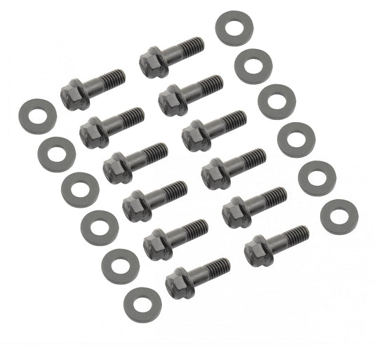 Intake Manifold Bolt Set Super Flanged Head Fits AMC 290-401, Small Block Chevrolet 265-400, Chrysler 273-440 except 426 Hemi & 5.2L/5.9L Magnum Mr Gasket