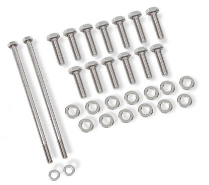 Oil Pan Bolt Set Stainless Steel GM LS Engines Mr Gasket