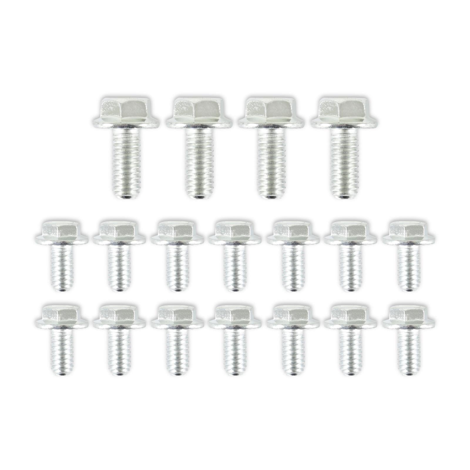 Oil Pan Bolts Fits Chevrolet Small Block, 90 Degree V6 and Oldsmobile V8 Mr Gasket