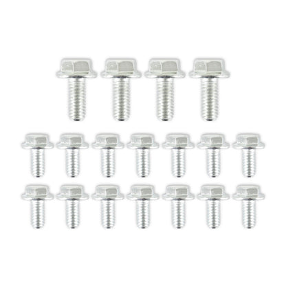 Oil Pan Bolts Fits Chevrolet Small Block, 90 Degree V6 and Oldsmobile V8 Mr Gasket