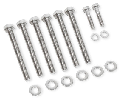 Water Pump Bolt Set Stainless Steel Fits GM LS Engines Mr Gasket