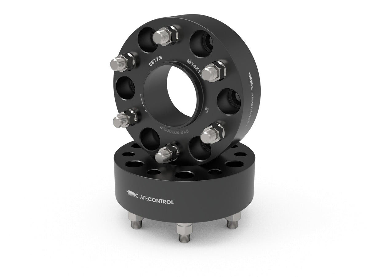 Control Billet Aluminum Wheel Spacers Ram 1500 (Dt) 19-26 6x5.5mm, Cb 77.8mm, 2 Inch Thickness aFe Power