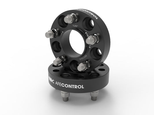 Control Billet Aluminum Wheel Spacers Ford Explorer St 20-26 5x114.3, Cb 70.5mm, 1-1/4 Inch Thickness aFe Power