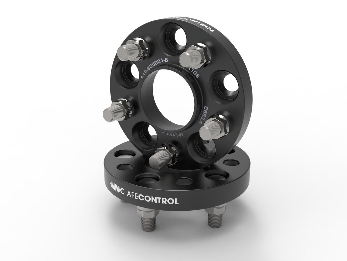 Control Billet Aluminum Wheel Spacers Ford Edge St 20-24 5x108, Cb 63.4mm, 20mm Thickness aFe Power