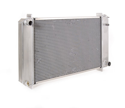 Radiator Direct-Fit Polished Finish for 73-87 Chevrolet C/K 1/2, 3/4, 1 Ton Pickups Radiator Be Cool