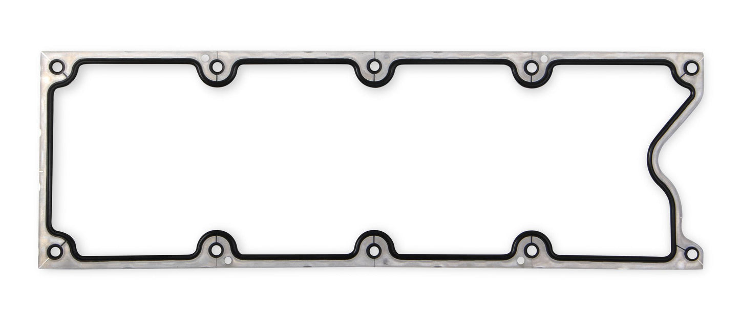 Valley Cover Molded Rubber with Aluminum Carrier Fits GM LS1/LS6 with 10-Bolt Valley Cover Mr Gasket