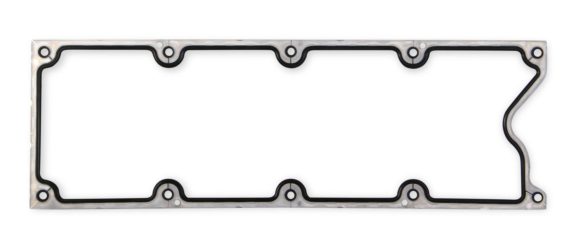 Valley Cover Molded Rubber with Aluminum Carrier Fits GM LS1/LS6 with 10-Bolt Valley Cover Mr Gasket