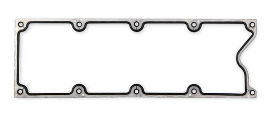 Valley Cover Molded Rubber with Aluminum Carrier Fits GM LS1/LS6 with 10-Bolt Valley Cover Mr Gasket