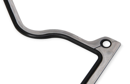 Valley Cover Molded Rubber with Aluminum Carrier Fits GM LS1/LS6 with 10-Bolt Valley Cover Mr Gasket-1