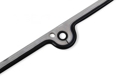 Valley Cover Molded Rubber with Aluminum Carrier Fits GM LS1/LS6 with 10-Bolt Valley Cover Mr Gasket-2