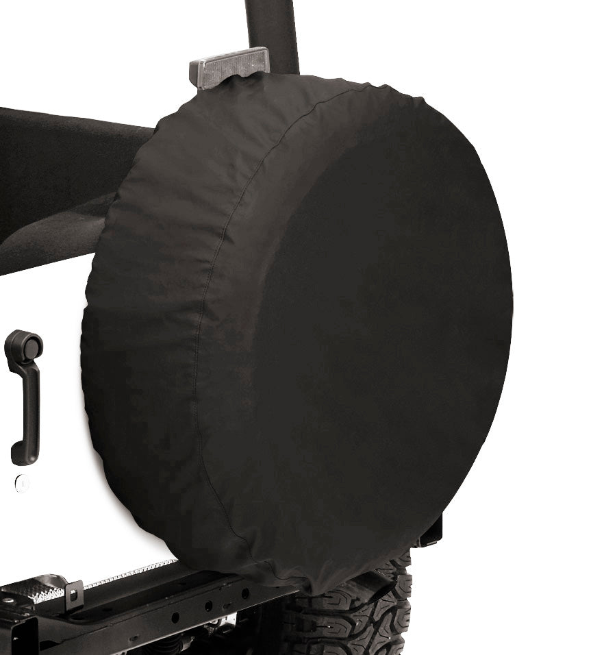 Spare Tire Covers Size 32 Inch x 12 Inch Premium Fabric Black Diamond Bestop