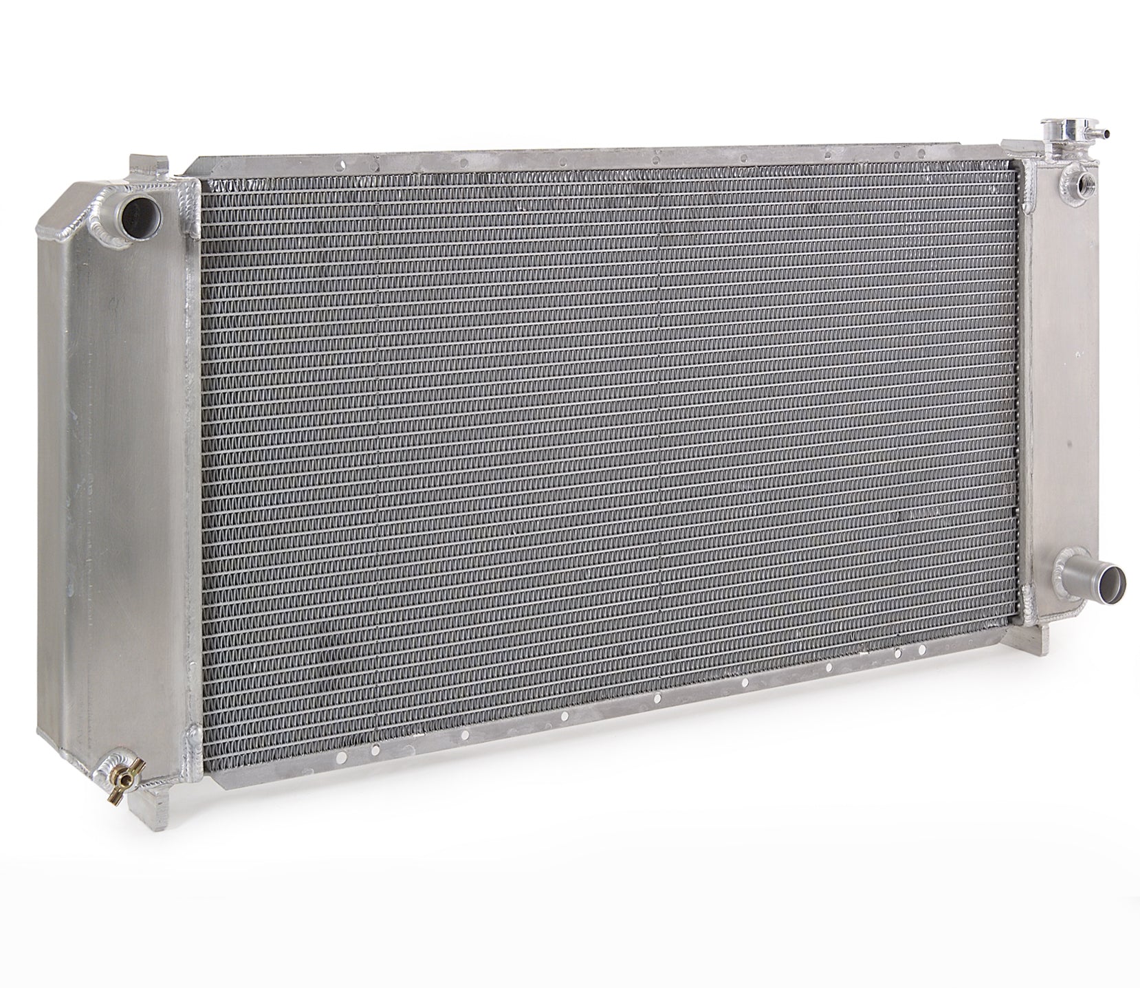 Radiator Factory-Fit Polished Finish for 88-99 Chevrolet/GM C/K 1500/2500/3500 Pickups w/Std Trans Radiator Be Cool