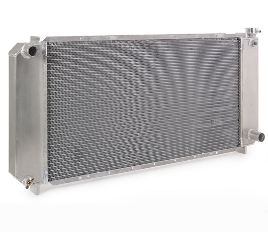 Radiator Factory-Fit Polished Finish for 88-99 Chevrolet/GM C/K 1500/2500/3500 Pickups w/Std Trans Radiator Be Cool