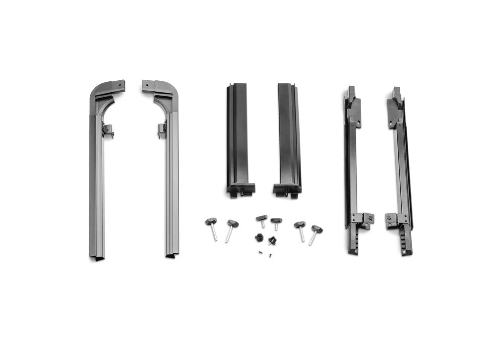 Door Surround Kit for 2007-2018 Jeep Wrangler JK Unlimited 4-Door, Black Rampage