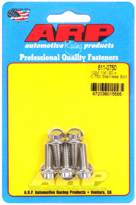 1/4 Inch SAE 12-Point Bolts - Stainless Polished ARP Racing Products-33