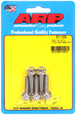 1/4 Inch SAE 12-Point Bolts - Stainless Polished ARP Racing Products-32