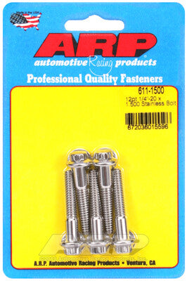 1/4 Inch SAE 12-Point Bolts - Stainless Polished ARP Racing Products-30