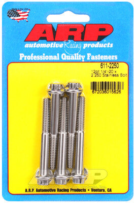 1/4 Inch SAE 12-Point Bolts - Stainless Polished ARP Racing Products-27