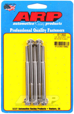 1/4 Inch SAE 12-Point Bolts - Stainless Polished ARP Racing Products-22