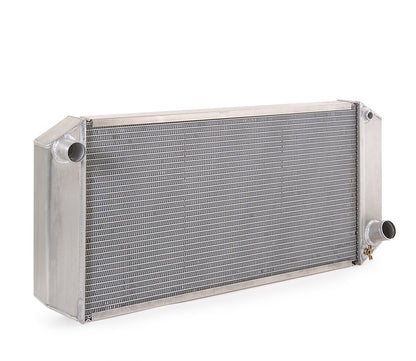 Radiator Direct-Fit Polished Finish for 40-42 Willys Radiator Be Cool