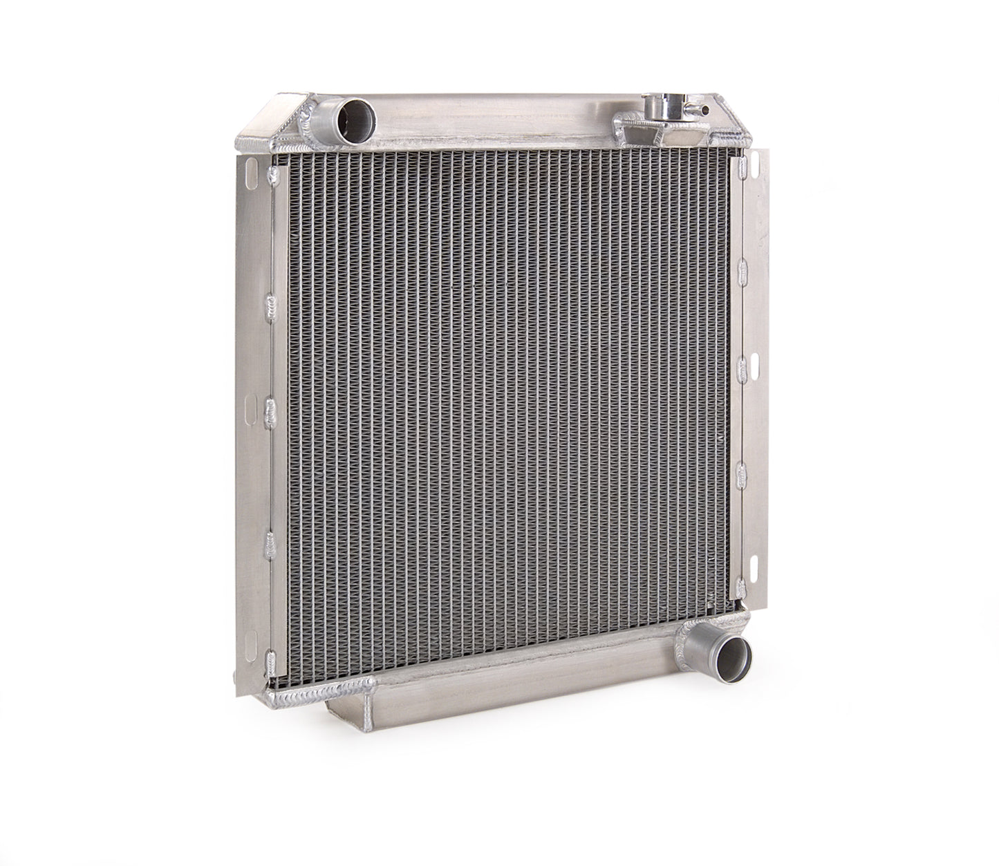 Downflow Radiator Direct-Fit Polished Finish for 60-83 Toyota FJ40/FJ45 Radiator Be Cool