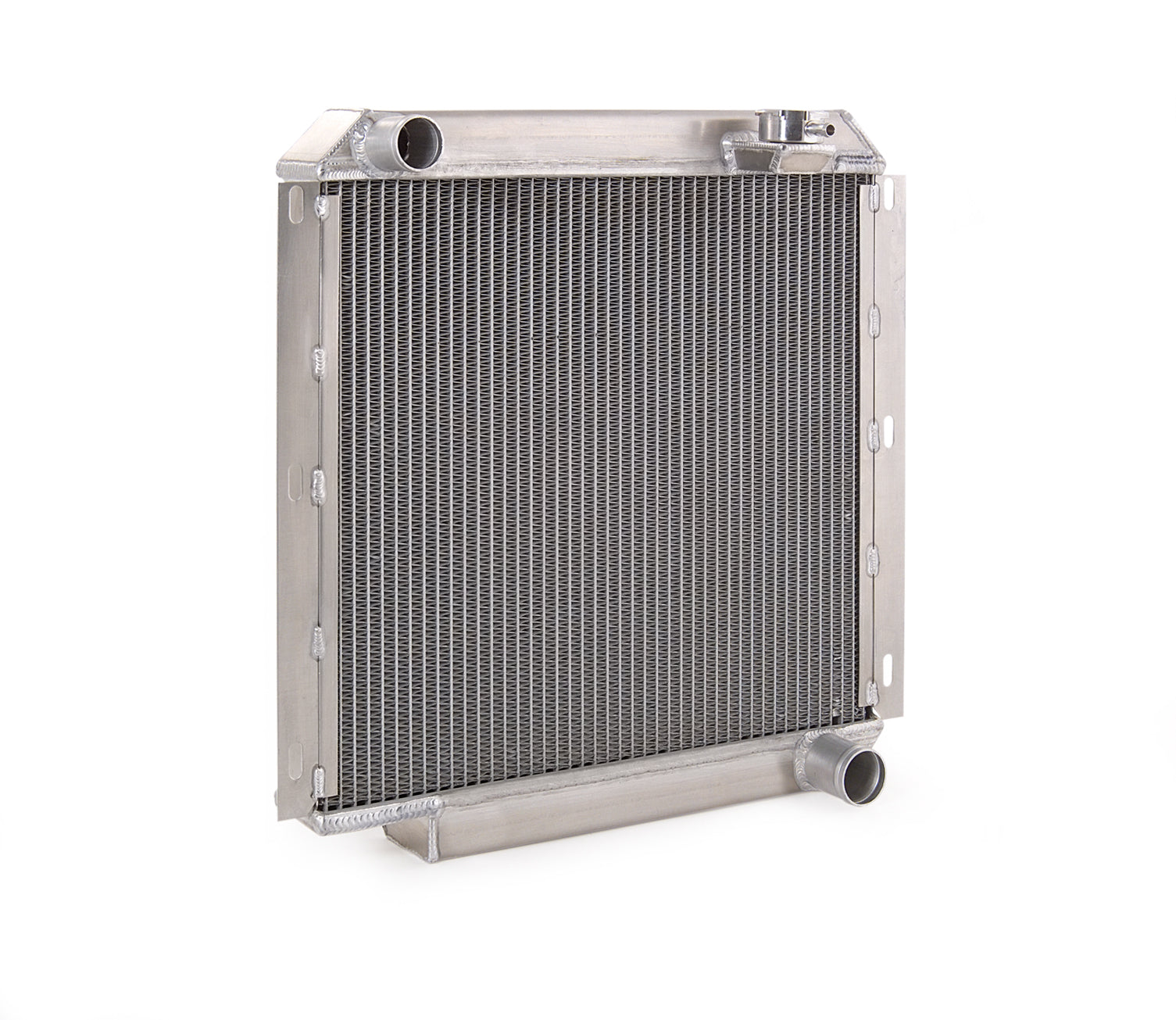 Downflow Radiator Direct-Fit Polished Finish for 60-83 Toyota FJ40/FJ45 Radiator Be Cool