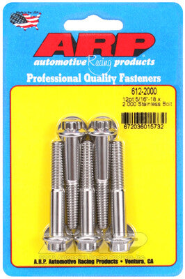 5/16 Inch SAE 12-Point Bolts - Stainless Polished ARP Racing Products-31