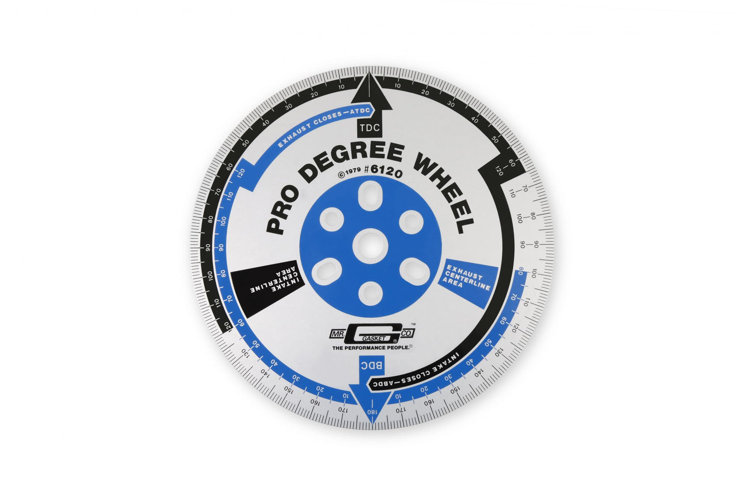 Pro Degree Wheel 11 Inch Diameter, White Mr Gasket-2