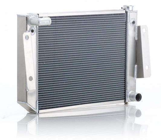 Radiator Direct-Fit Polished Finish for 74-88 Jeep J-Series Radiator Be Cool