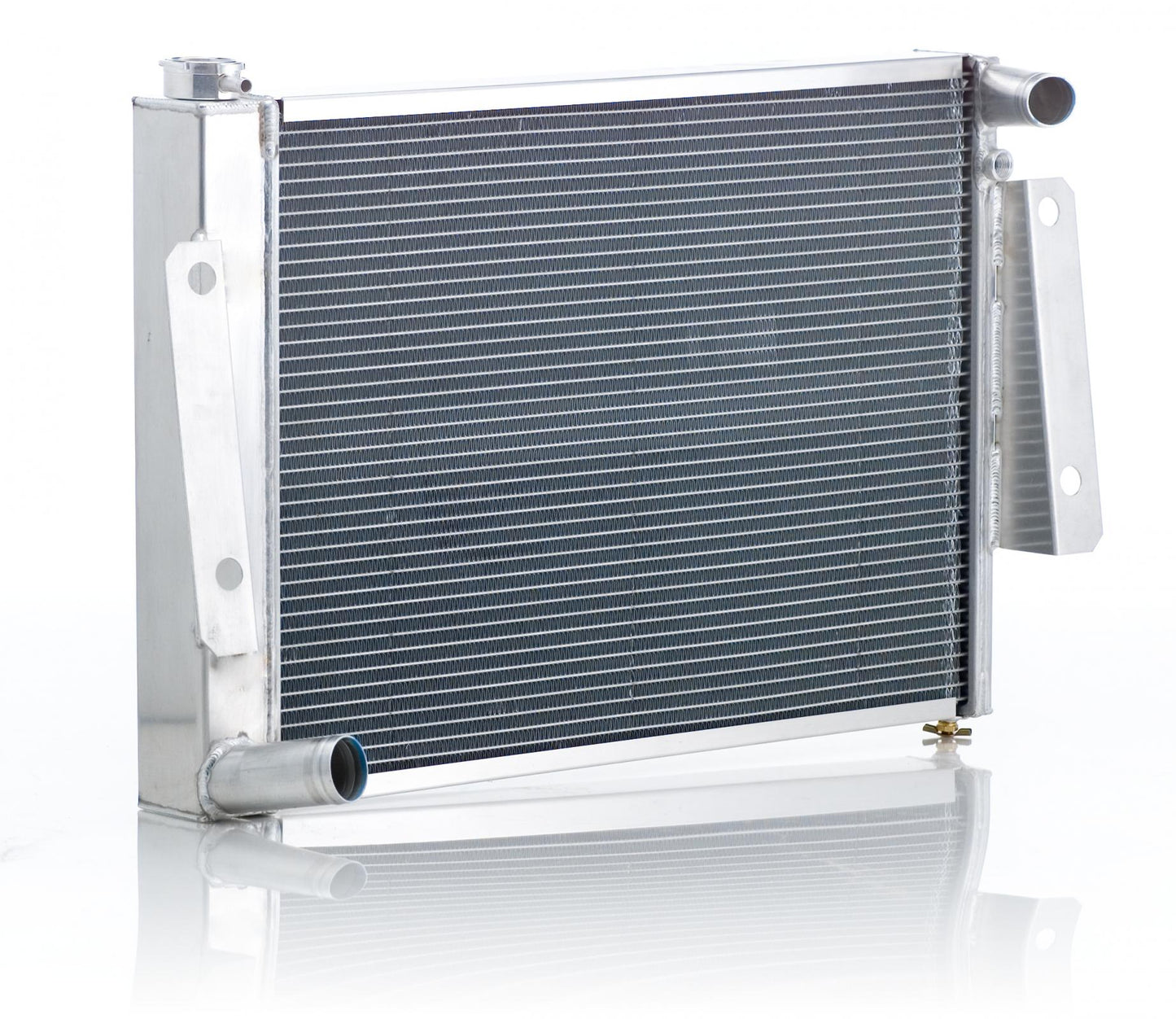 Radiator Direct-Fit Polished Finish for 74-88 Jeep J-Series 74-92 Wagoneer/Grand Wagoneer Radiator Be Cool-1