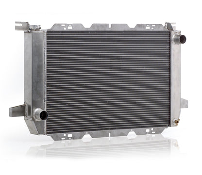 Radiator Direct-Fit Polished Finish for 85-95 Ford Bronco/F150 Radiator Be Cool