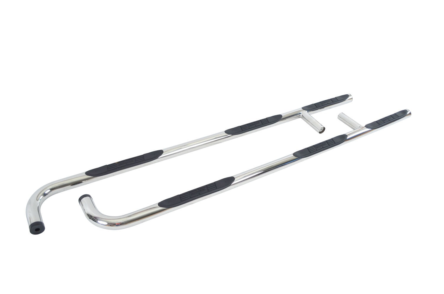6000 Side Steps With Mounting Bracket Kit 1 Piece Wheel to Wheel Polished Stainless Steel 2009-2014 Ford F-150 Go Rhino