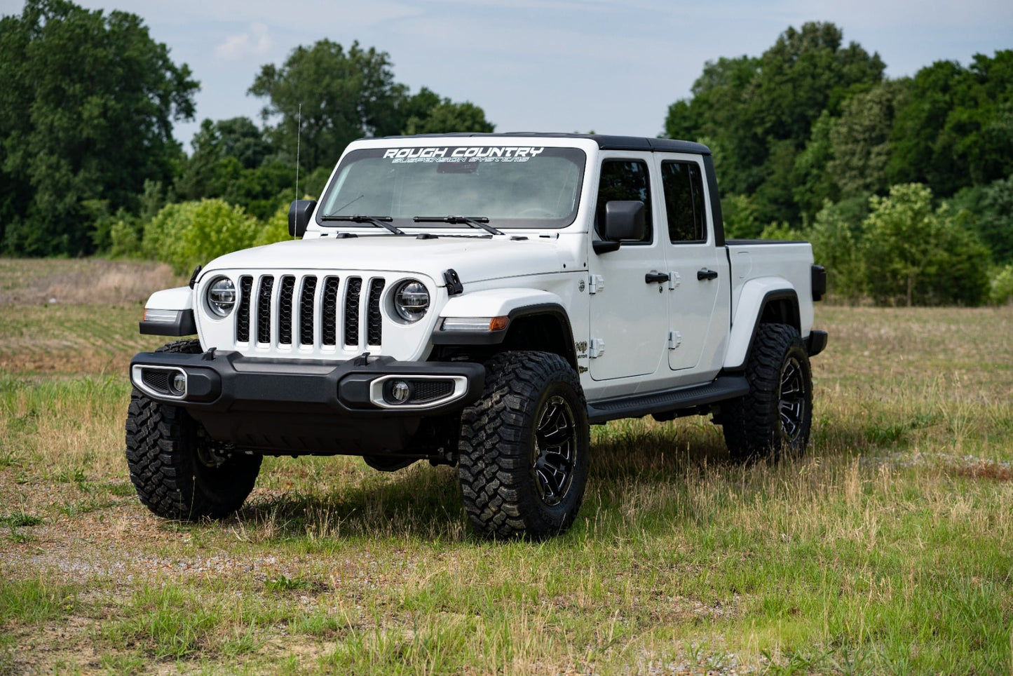 2.5 Inch Leveling Kit Spacers M1 Jeep Gladiator JT 4WD (2024-2025) Rough Country-3