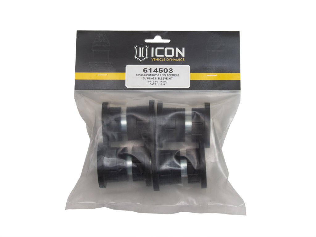 98500/98501/98550 Replacement Bushing And Sleeve Kit ICON Vehicle Dynamics