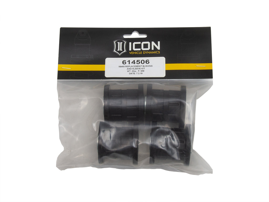 Upper Control Arm Part Numbers 58460 And 58460DJ Replacement Bushing & Sleeve Kit ICON Vehicle Dynamics