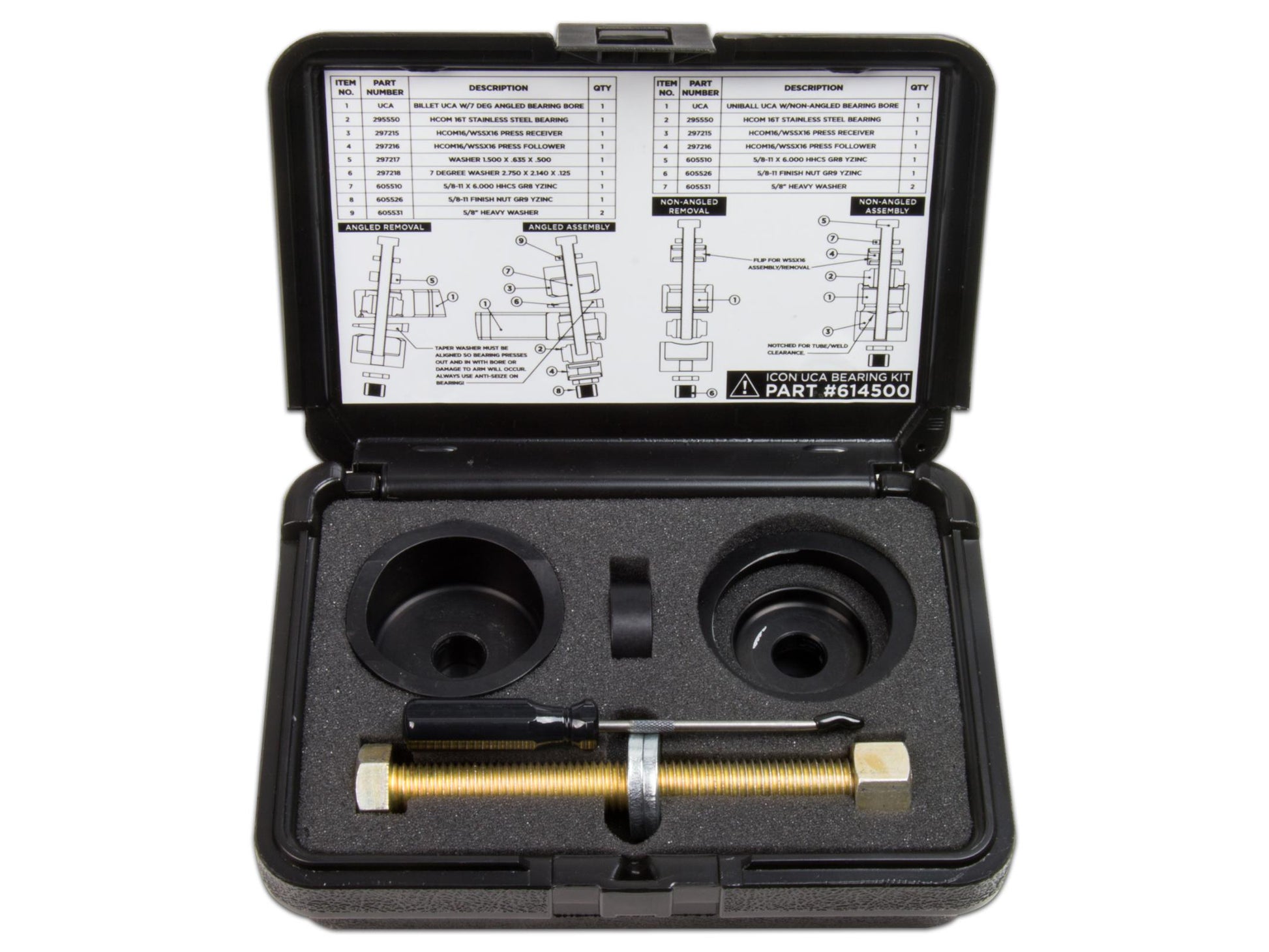 On Uniball Replacement Tool Kit ICON Vehicle Dynamics