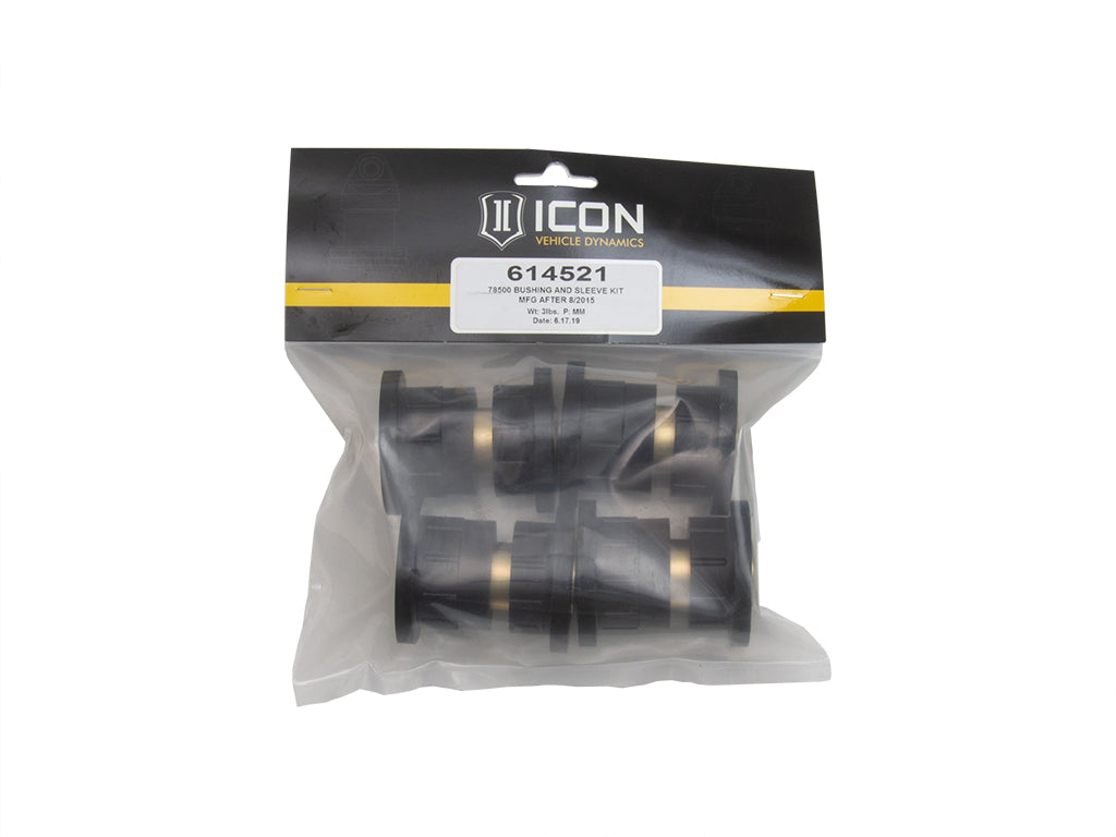 78500 Bushing And Sleeve Kit ICON Vehicle Dynamics