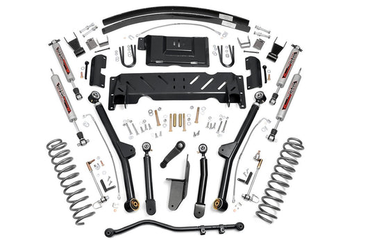 4.5 Inch Jeep Long Arm Suspension Lift Kit 84-01 XJ Cherokee-2.5L/4.0L Rough Country-1