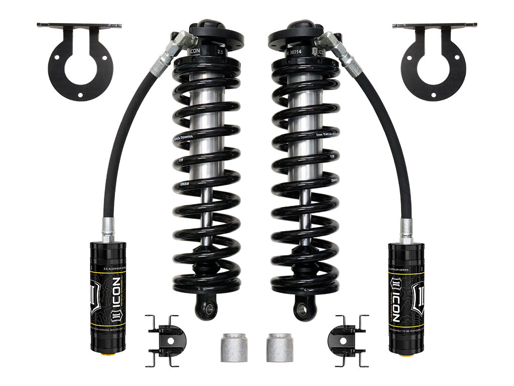 2023-2025 Ford F-250/F-350 Super Duty 4WD 2.5-3 Inch Lift V.S. 2.5 Series Coilover Conversion Kit Remote Reservoir ICON Vehicle Dynamics