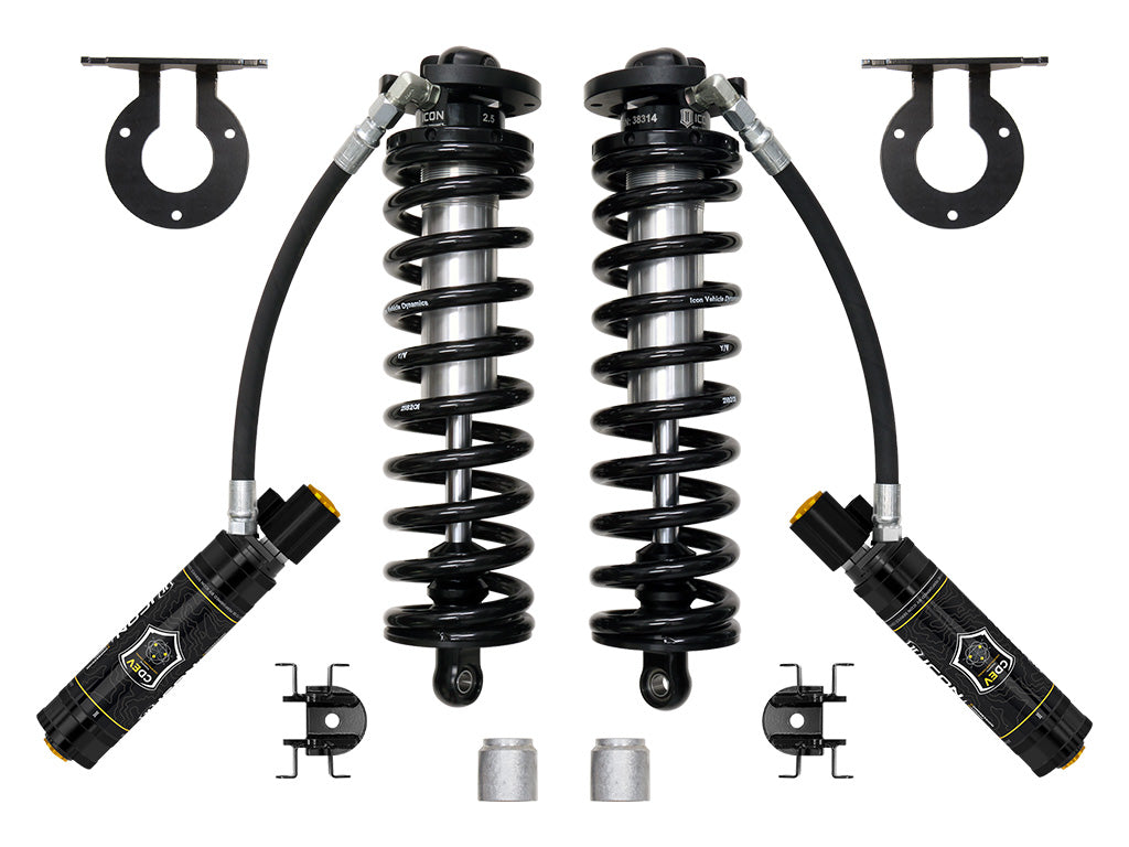 2023-2025 Ford F-250/F-350 Super Duty 4WD 2.5-3 Inch Lift V.S. 2.5 Series Coilover Conversion Kit Remote Reservoir W/ CDEV ICON Vehicle Dynamics-1