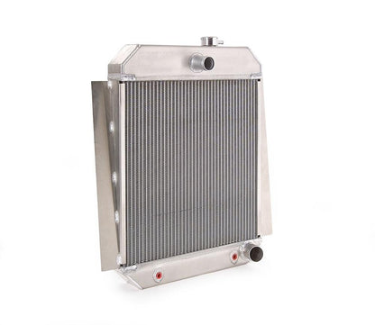 Downflow Radiator Direct-Fit Natural Finish for 47-54 Chevrolet 1/2, 3/4, 1 Ton Pickups w/Auto Trans Radiator Be Cool