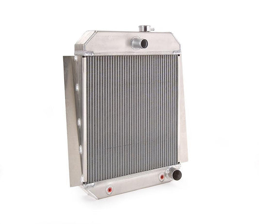 Downflow Radiator Direct-Fit Natural Finish for 47-54 Chevrolet 1/2, 3/4, 1 Ton Pickups w/Auto Trans Radiator Be Cool