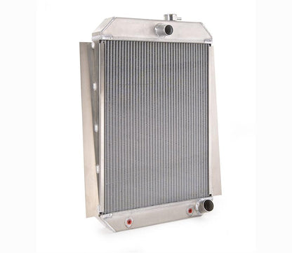 Downflow Radiator Direct-Fit Natural Finish for 47-54 Chevrolet 1/2, 3/4, 1 Ton Pickups w/Auto Trans Radiator Be Cool-1