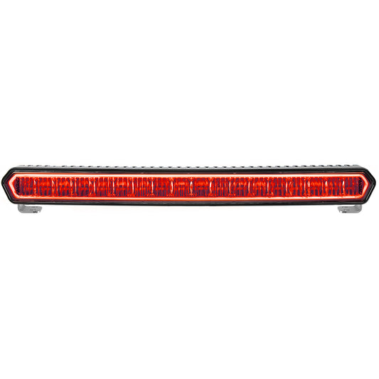 SR-L Series Marine 20 Inch LED Light Bar Black With Blue Halo Rigid Industries