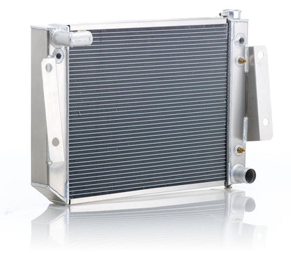 Radiator Direct-Fit Natural Finish for 74-88 Jeep J-Series w/Auto Trans Small Block Radiator Be Cool