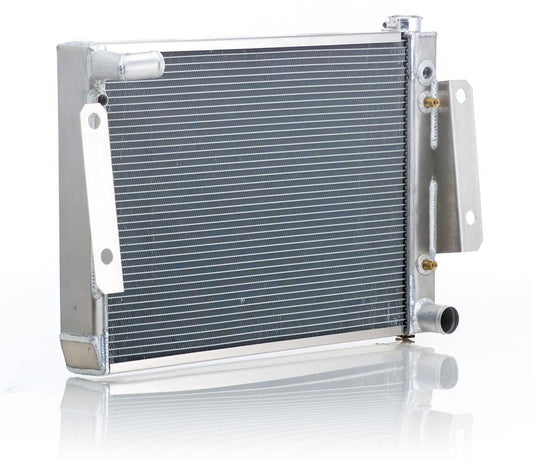 Radiator Direct-Fit Natural Finish for 74-88 Jeep J-Series w/Auto Trans Radiator Be Cool