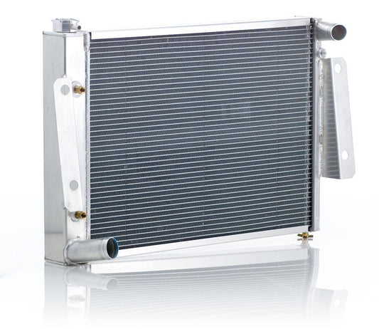 Radiator Direct-Fit Natural Finish for 74-88 Jeep J-Series w/Auto Trans Radiator Be Cool-1