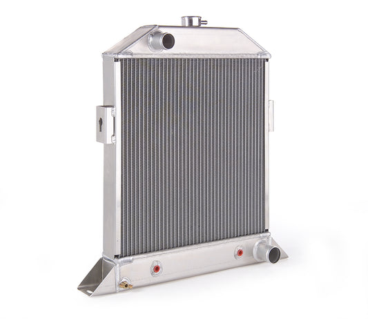 Downflow Radiator Direct-Fit Natural Finish for 33-37 Willys Radiator Be Cool-1