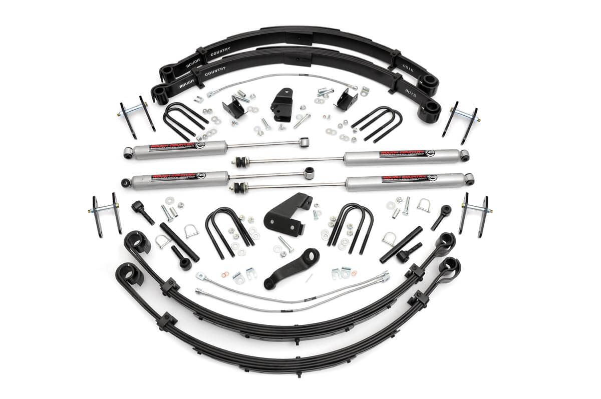Rough Country 6 Inch Jeep Suspension Lift Kit 87-95 Wrangler YJ Rough Country