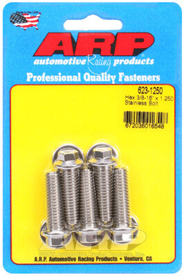 3/8 Inch Hex Bolts - Stainless Polished ARP Racing Products-34